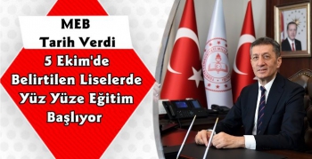 Milli Eğitim Açıkladı O Liselerde Yüz Yüze Eğitim Başlıyor