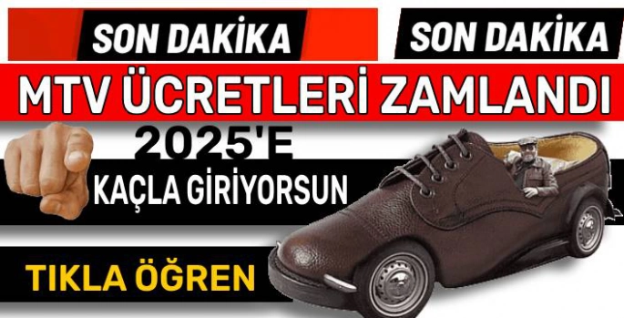 SON DAKİKA! 2025 yılı MTV Ücretleri Zamlandı!