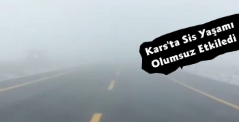 Sürücüler Dikkat! Kars Sise Teslim Oldu