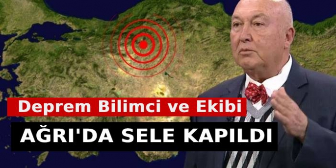 Ünlü İsim Ekibiyle Ağrı Dağı'nda sele kapıldı 