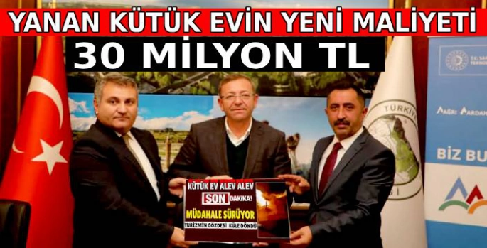 Yanan Eski Kütük Evin Yeni Maliyeti 30 Milyon!