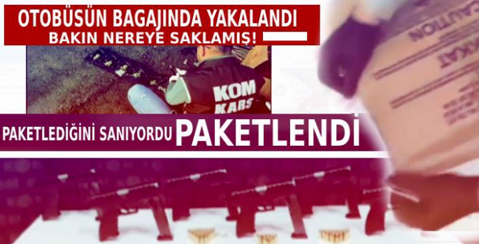 Yolcu Otobüsünün Bagajından Neler Çıktı Neler!